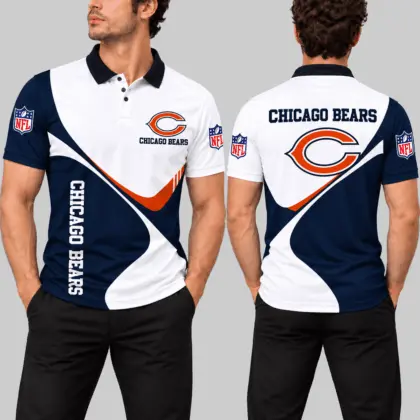 Chicago Bears | NFL Curve Panel Polo Shirt