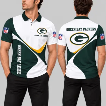 Green Bay Packers | NFL Curve Panel Polo Shirt
