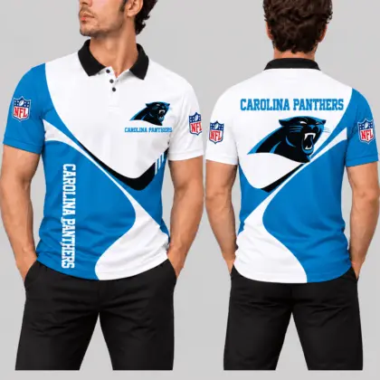Carolina Panthers | NFL Curve Panel Polo Shirt