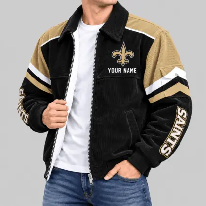 New Orleans Saints | NFL Corduroy Collar Work Jacket