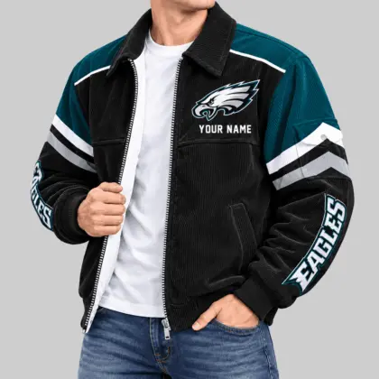Philadelphia Eagles | NFL Corduroy Collar Work Jacket