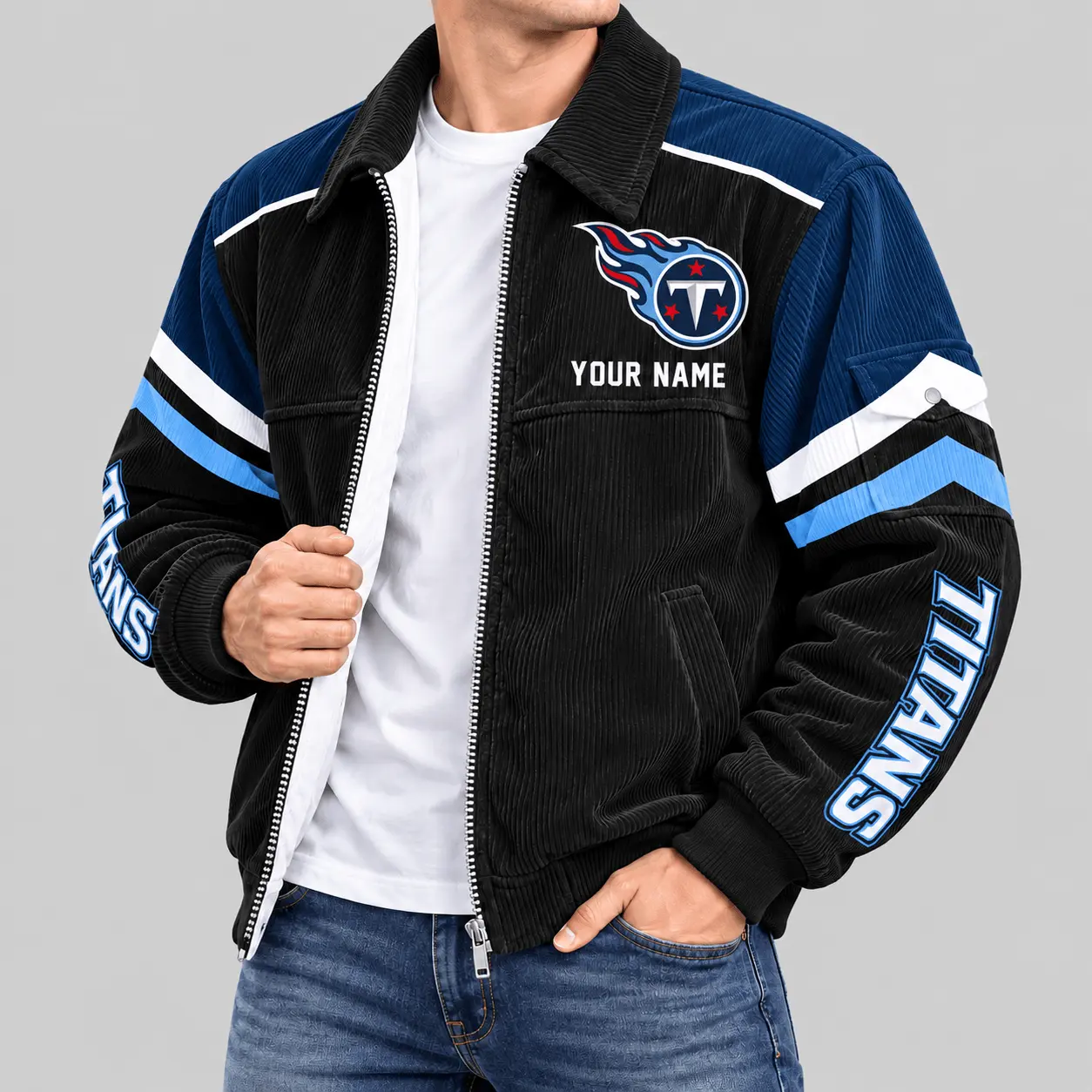 Tennessee Titans | NFL Corduroy Collar Work Jacket