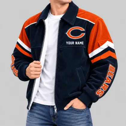 Chicago Bears | NFL Corduroy Collar Work Jacket