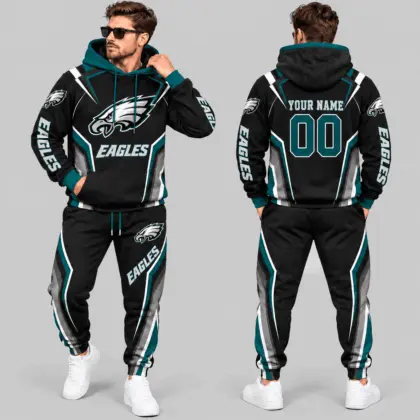 Philadelphia Eagles | NFL Gradient Stripe Tracksuit Set