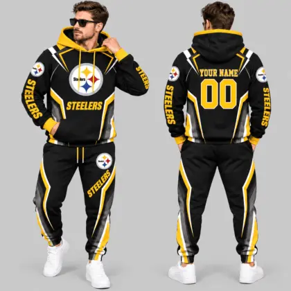 Pittsburgh Steelers | NFL Gradient Stripe Tracksuit Set
