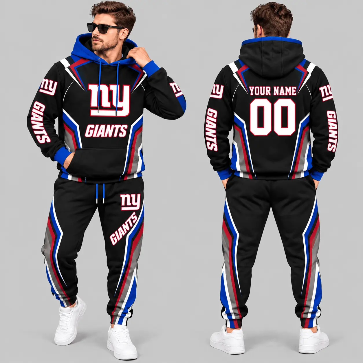 New York Giants | NFL Gradient Stripe Tracksuit Set