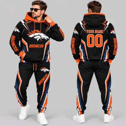 Denver Broncos | NFL Gradient Stripe Tracksuit Set