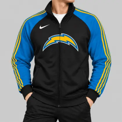 Los Angeles Chargers | NFL Contrast Sleeve Full Zip Jacket
