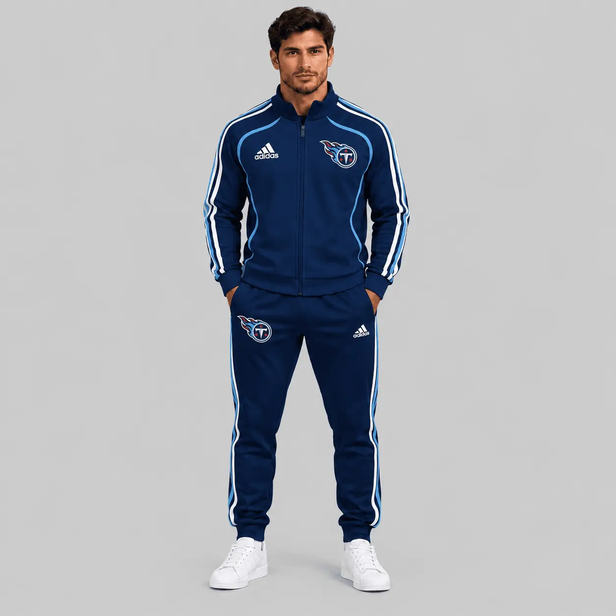 Tennessee Titans | NFL Piped Track Jacket Jogger Set