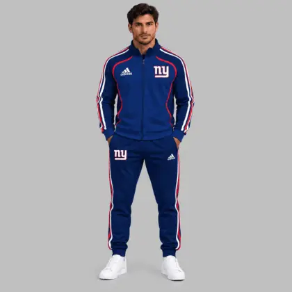 New York Giants | NFL Piped Track Jacket Jogger Set