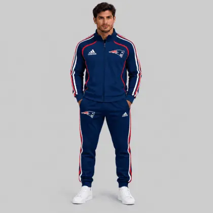 New England Patriots | NFL Piped Track Jacket Jogger Set