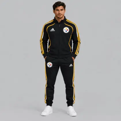 Pittsburgh Steelers | NFL Piped Track Jacket Jogger Set