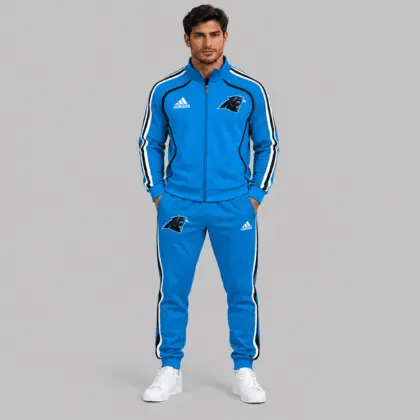 Carolina Panthers | NFL Piped Track Jacket Jogger Set