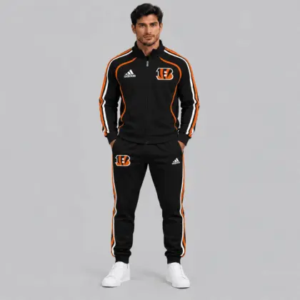 Cincinnati Bengals | NFL Piped Track Jacket Jogger Set