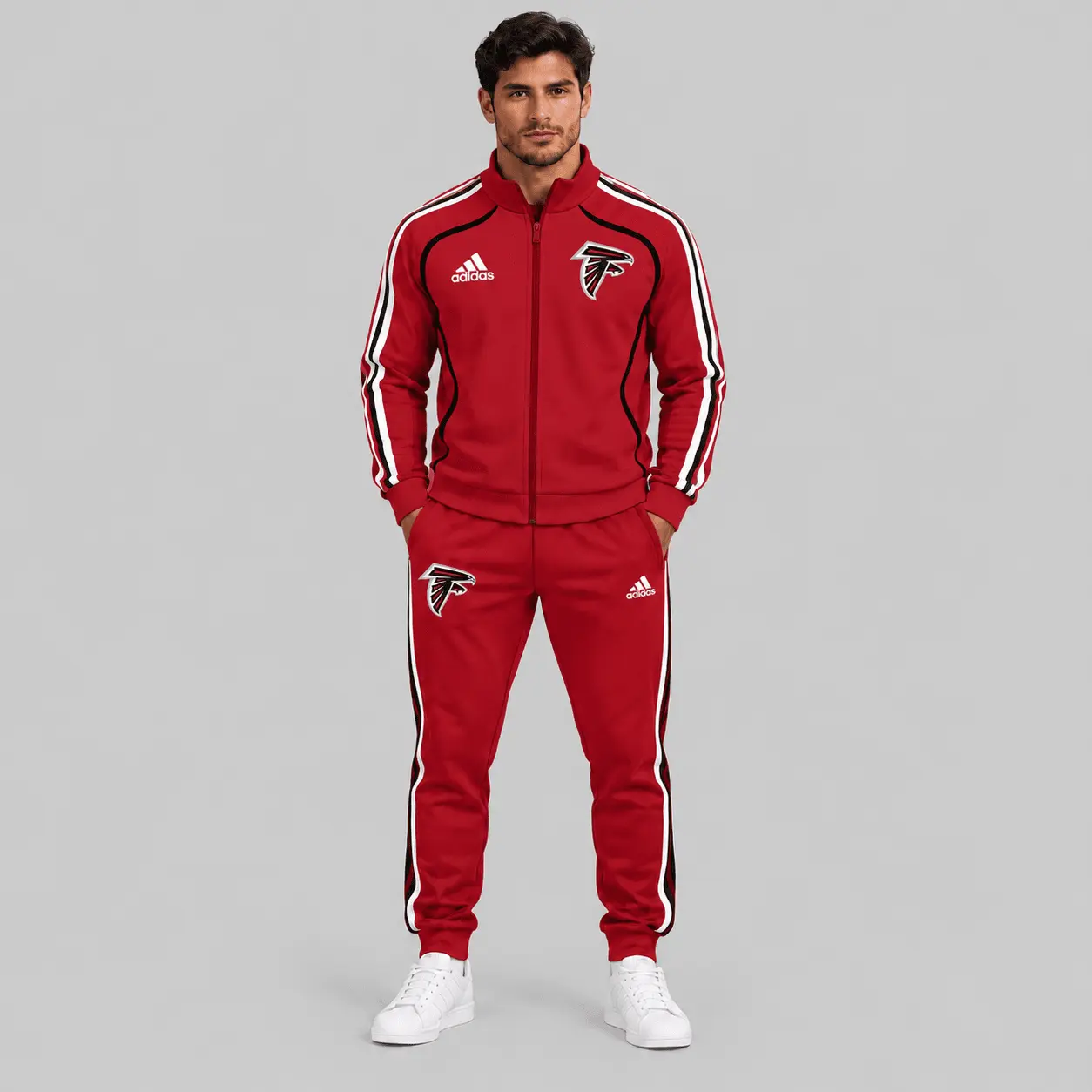 Atlanta Falcons | NFL Piped Track Jacket Jogger Set