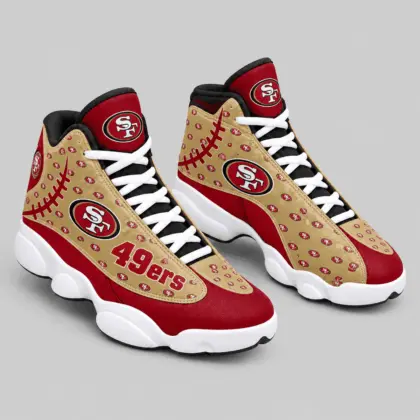 San Francisco 49ers | NFL Pattern High Top Sneakers