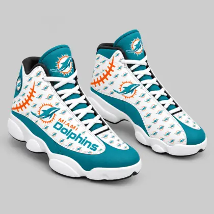 Miami Dolphins | NFL Pattern High Top Sneakers
