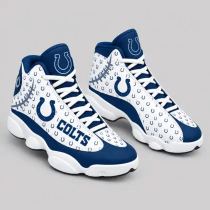 Indianapolis Colts | NFL Pattern High Top Sneakers