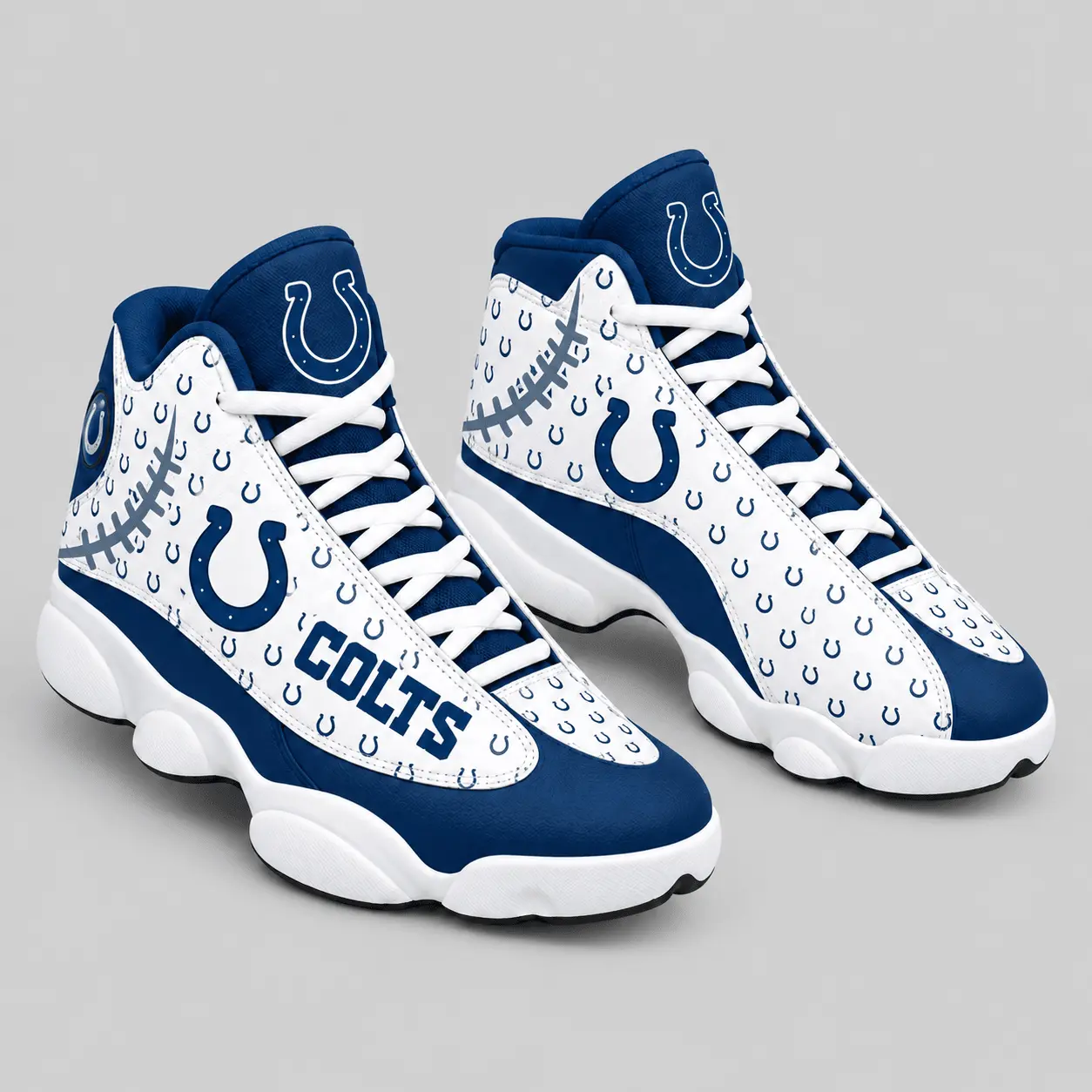 Indianapolis Colts | NFL Pattern High Top Sneakers