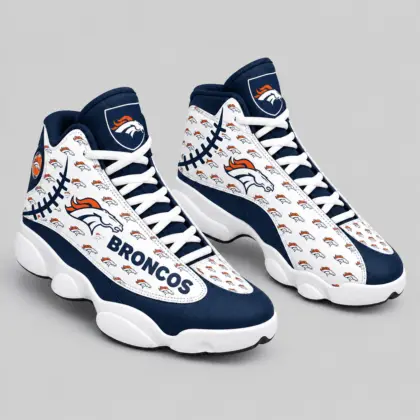 Denver Broncos | NFL Pattern High Top Sneakers