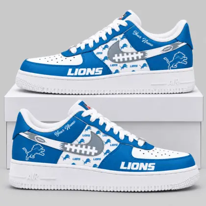 Detroit Lions | NFL Football Lace Low Top Sneakers