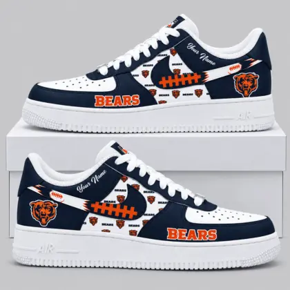 Chicago Bears | NFL Football Lace Low Top Sneakers