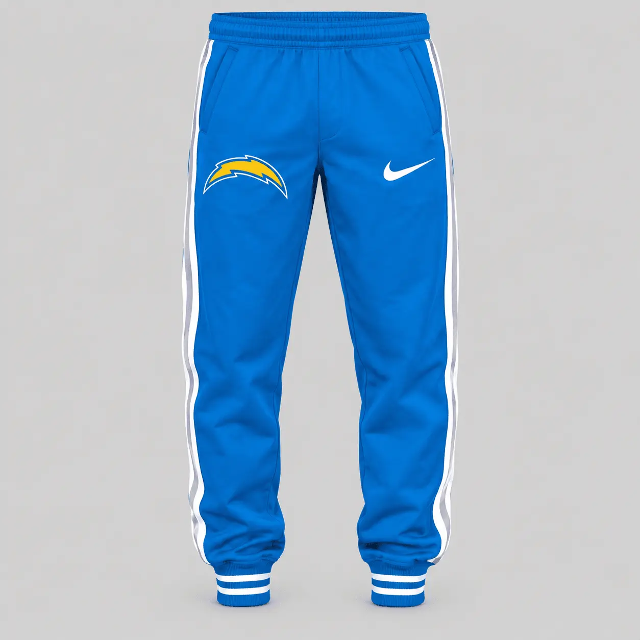 Los Angeles Chargers | NFL Split Panel Baseball Jacket Jogger Set - Image 3