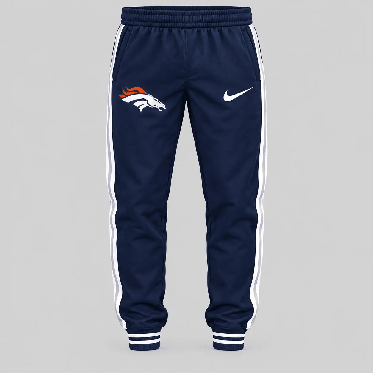 Denver Broncos | NFL Split Panel Baseball Jacket Jogger Set - Image 3
