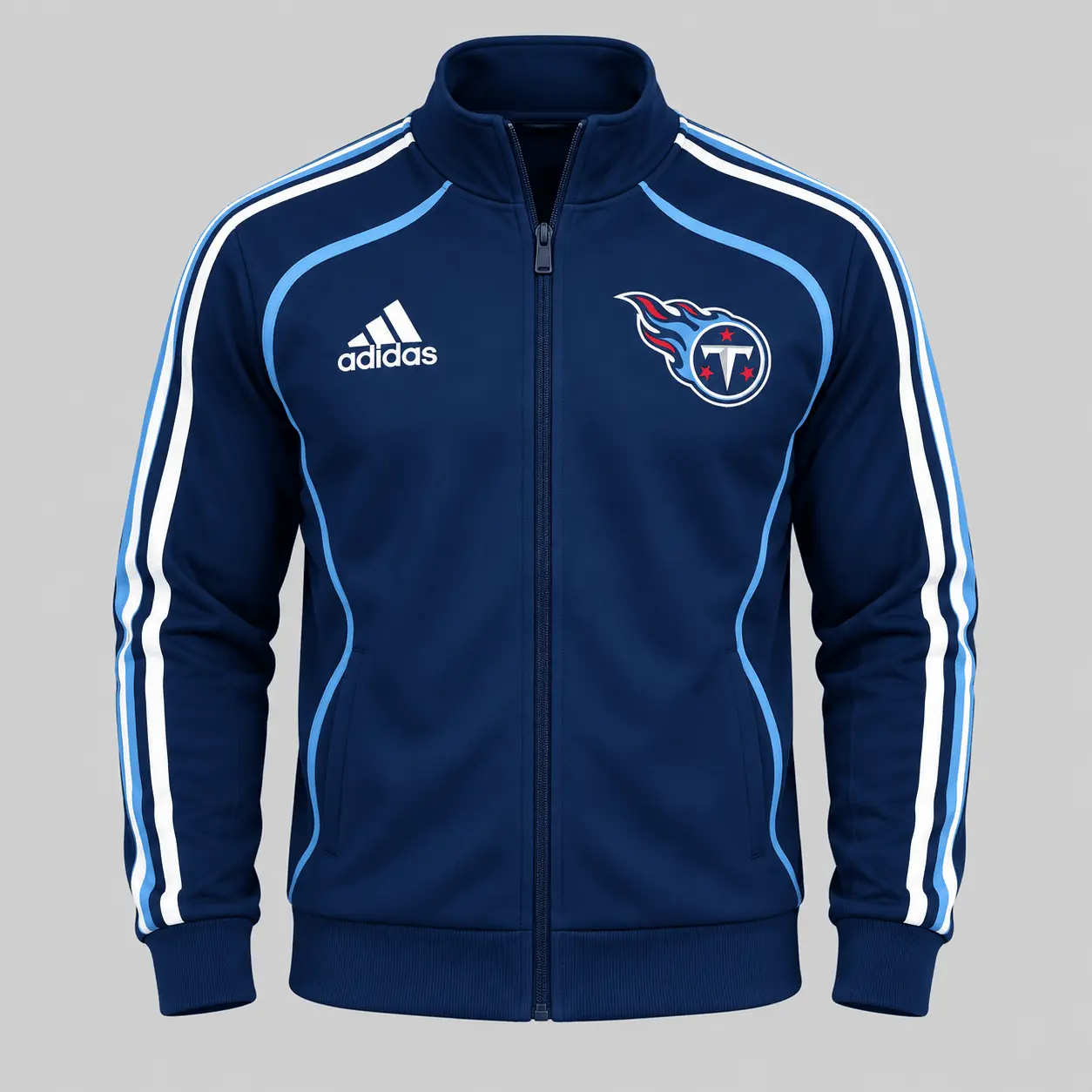 Tennessee Titans | NFL Piped Track Jacket Jogger Set - Image 2