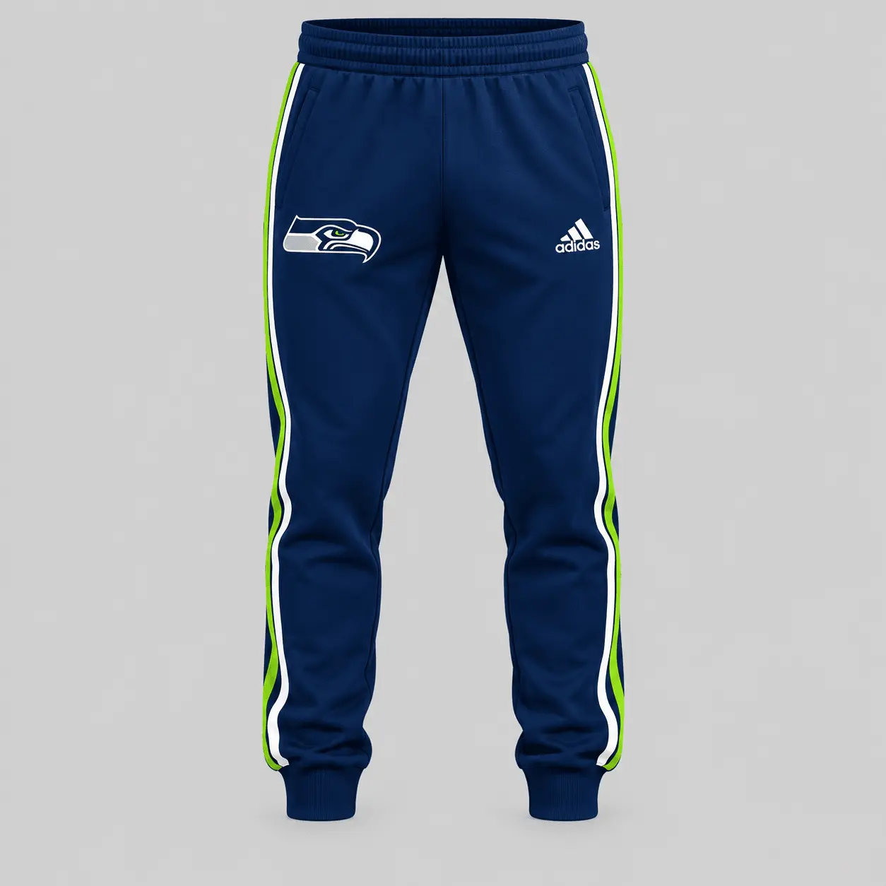 Seattle Seahawks | NFL Piped Track Jacket Jogger Set - Image 3