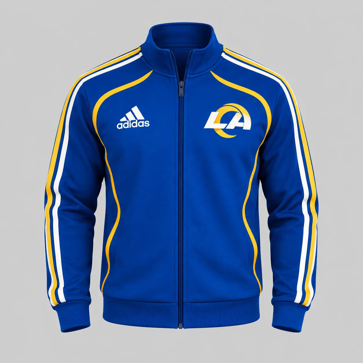 Los Angeles Rams | NFL Piped Track Jacket Jogger Set - Image 2