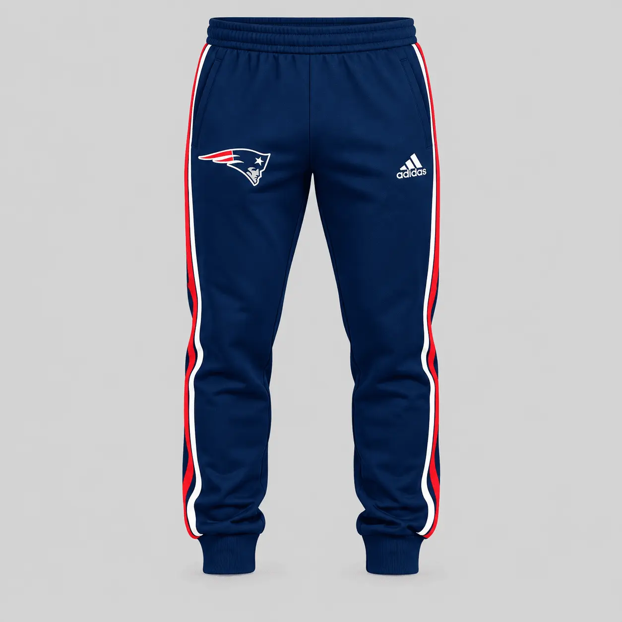 New England Patriots | NFL Piped Track Jacket Jogger Set - Image 3