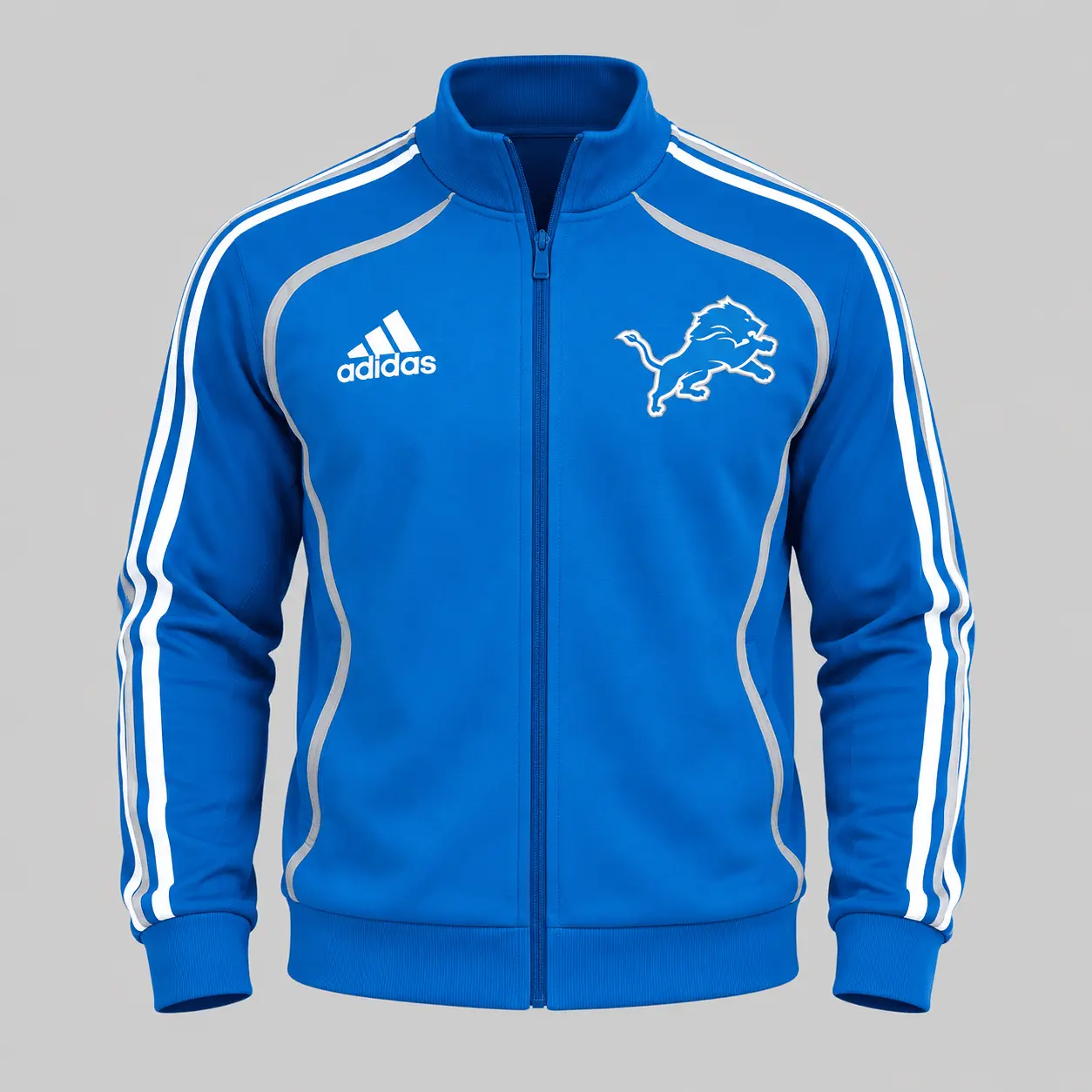 Detroit Lions | NFL Piped Track Jacket Jogger Set - Image 2