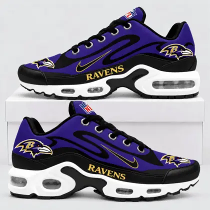 Baltimore Ravens | Premium NFL Sport Stripe Air Max Shoes TD