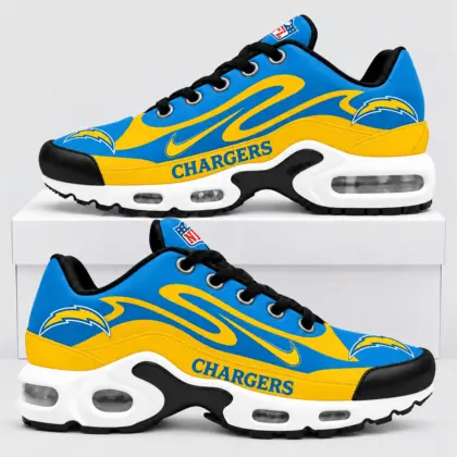 Los Angeles Chargers | Premium NFL Sport Stripe Air Max Shoes TD