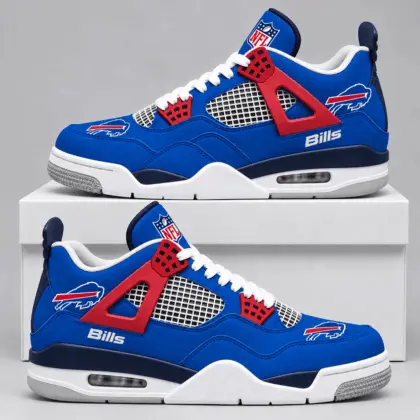 Buffalo Bills | Premium NFL Retro Game Day AJ4 Shoes TD