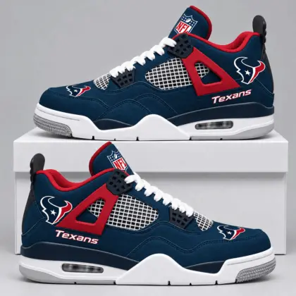 Houston Texans | Premium NFL Retro Game Day AJ4 Shoes TD