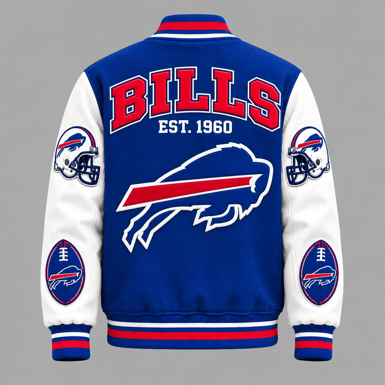 Buffalo Bills | Premium NFL Baseball Jacket TD - Image 3