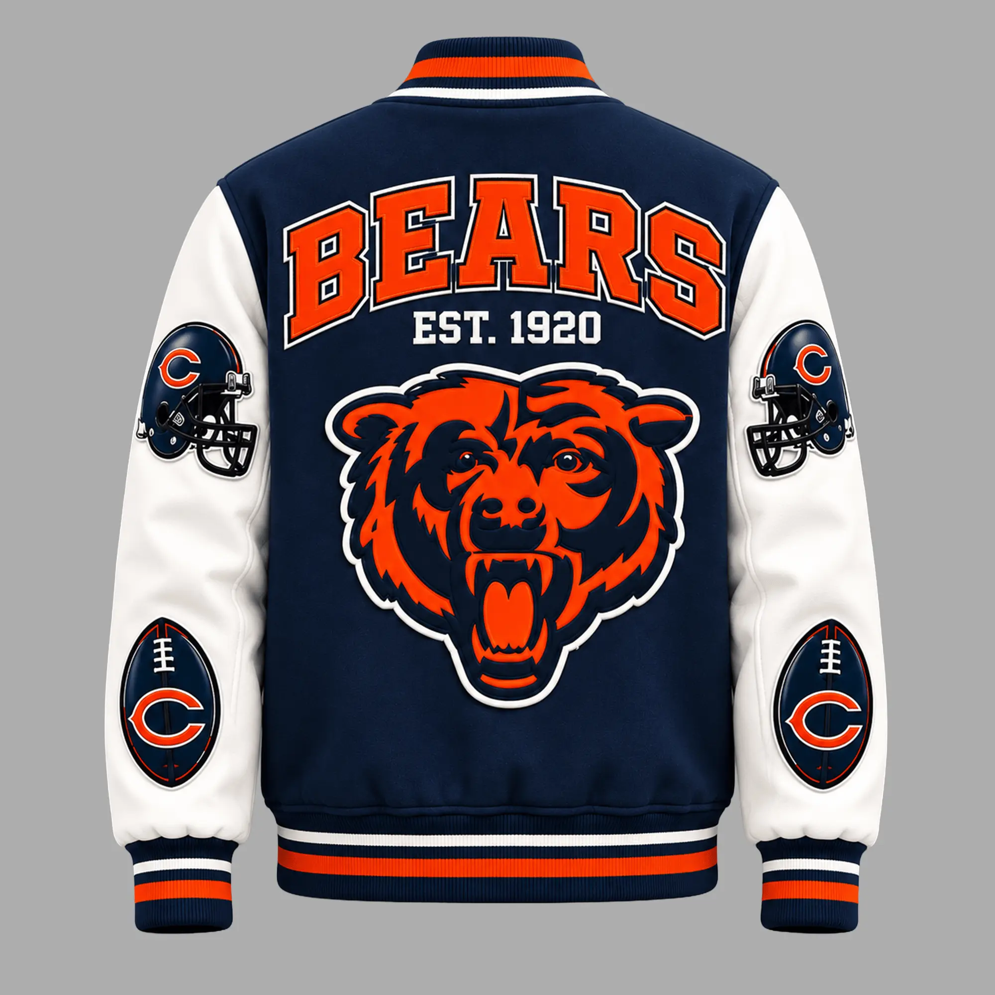 Chicago Bears | Premium NFL Baseball Jacket TD - Image 3