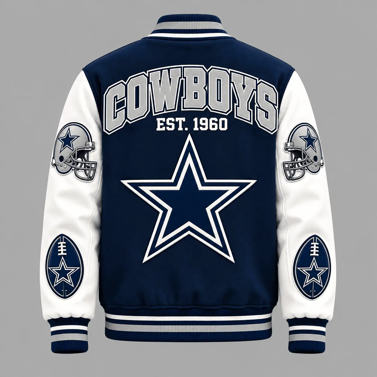 Dallas Cowboys | Premium NFL Baseball Jacket TD - Image 3