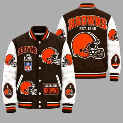 Cleveland Browns | Premium NFL Baseball Jacket TD