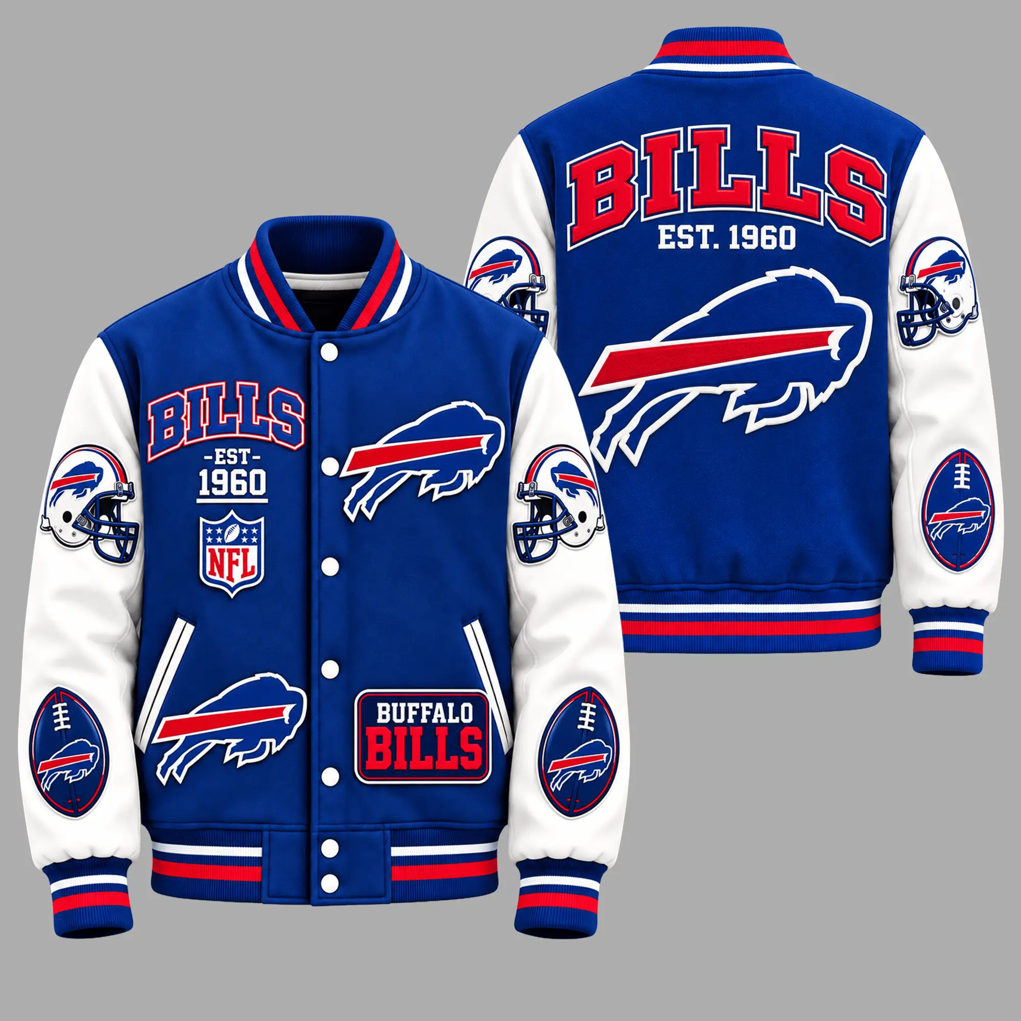 Buffalo Bills | Premium NFL Baseball Jacket TD