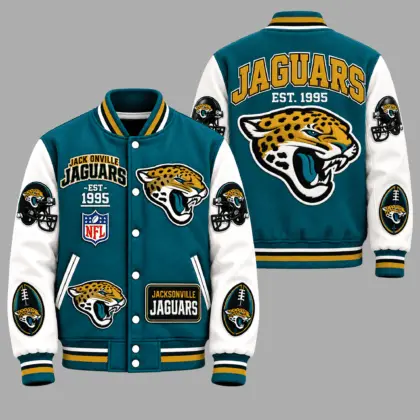 Jacksonville Jaguars | Premium NFL Baseball Jacket TD