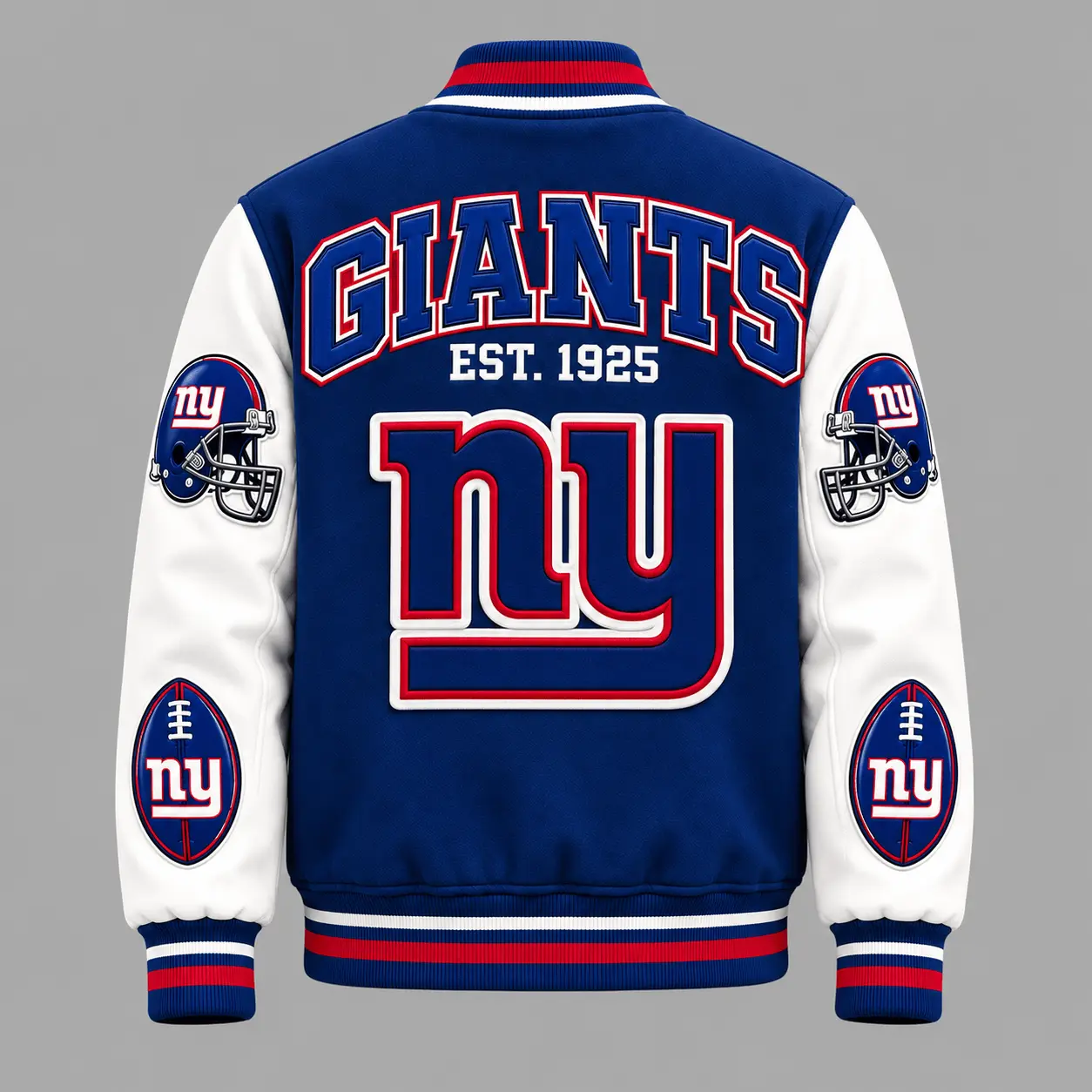 New York Giants | Premium NFL Baseball Jacket TD - Image 3