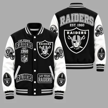 Las Vegas Raiders | Premium NFL Baseball Jacket TD