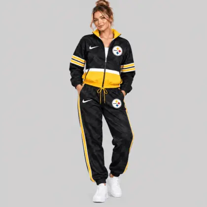 Pittsburgh Steelers | NFL Camo Panel Windbreaker Set