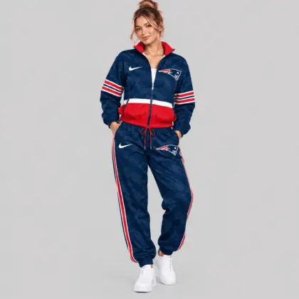 New England Patriots | NFL Camo Panel Windbreaker Set
