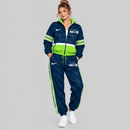Seattle Seahawks | NFL Camo Panel Windbreaker Set