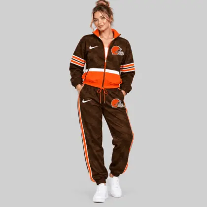 Cleveland Browns | NFL Camo Panel Windbreaker Set