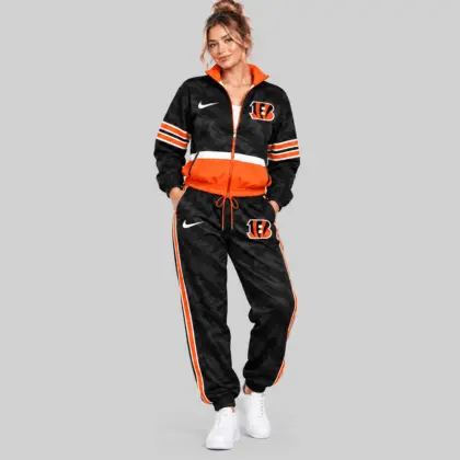 Cincinnati Bengals | NFL Camo Panel Windbreaker Set